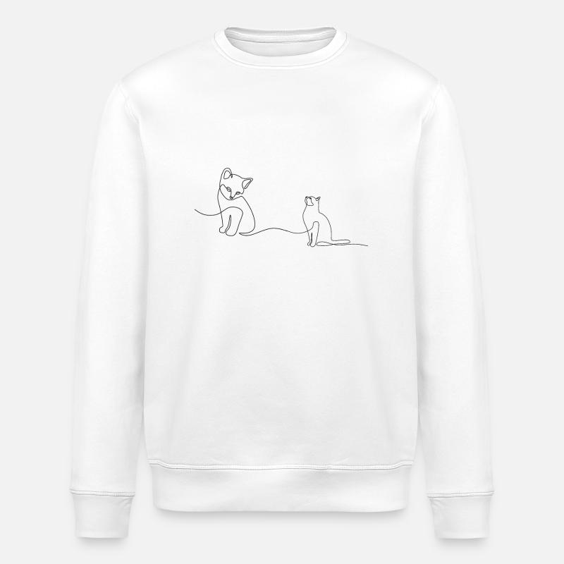 Oneline pour chien et chat - Sweat bio ROLLER Stanley/Stella Unisexe - blanc