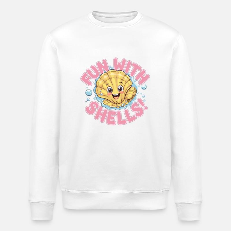 AMUSER AVEC - Sweat bio ROLLER Stanley/Stella Unisexe - blanc