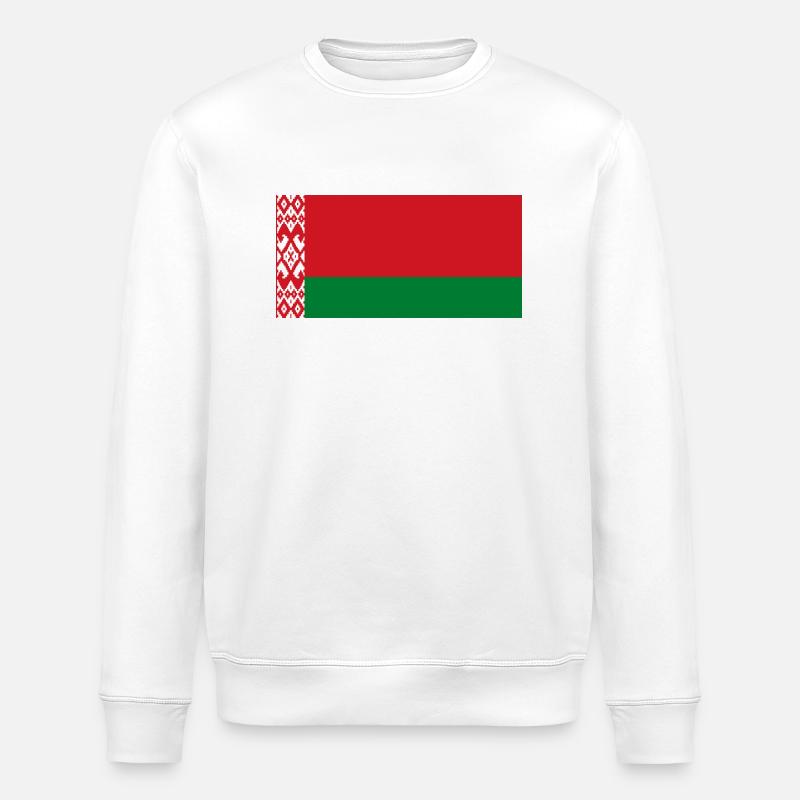 Belarus - Stanley/Stella Unisex Bio-Sweatshirt ROLLER - Weiß