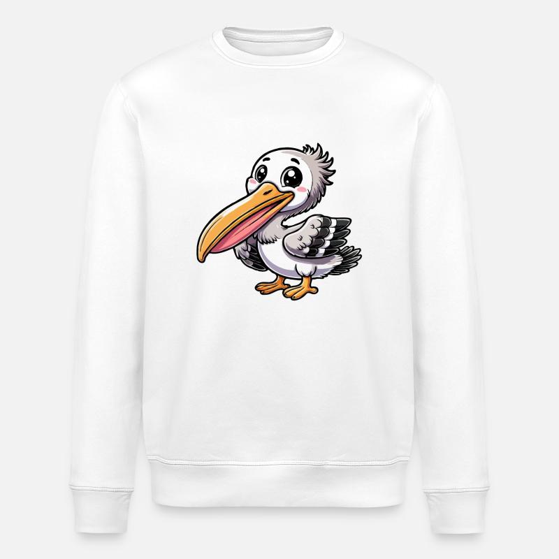 Pelikan - Stanley/Stella Unisex Bio-Sweatshirt ROLLER - Weiß