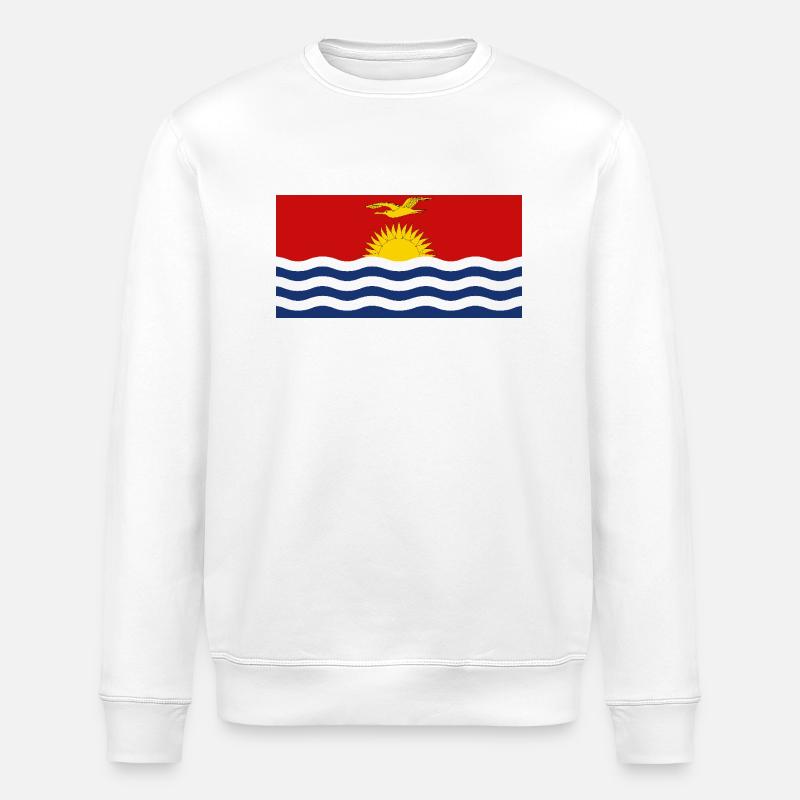 Kiribati - Stanley/Stella Unisex Bio-Sweatshirt ROLLER - Weiß