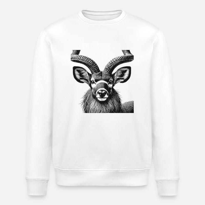Kudu - Stanley/Stella Unisex Bio-Sweatshirt ROLLER - Weiß