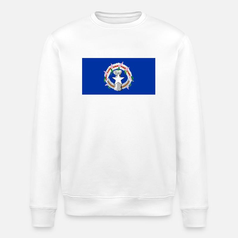 Nördliche Marianen - Stanley/Stella Unisex Bio-Sweatshirt ROLLER - Weiß
