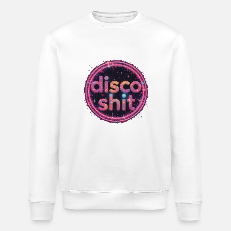 disco shit 053259 - Stanley/Stella Unisex Bio-Sweatshirt ROLLER - Weiß