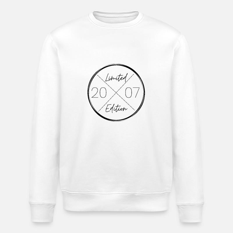 Limited Edition 2007 schwarz - Stanley/Stella Unisex Bio-Sweatshirt ROLLER - Weiß