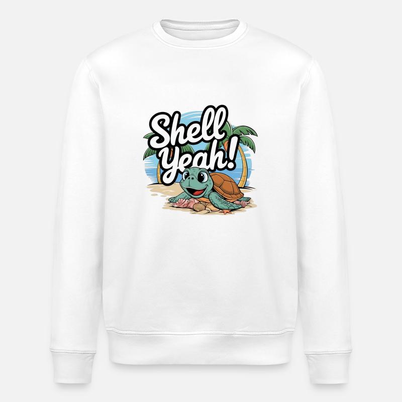 Coque - Sweat bio ROLLER Stanley/Stella Unisexe - blanc