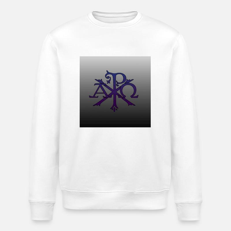 Alpha und Omega - Stanley/Stella Unisex Bio-Sweatshirt ROLLER - Weiß