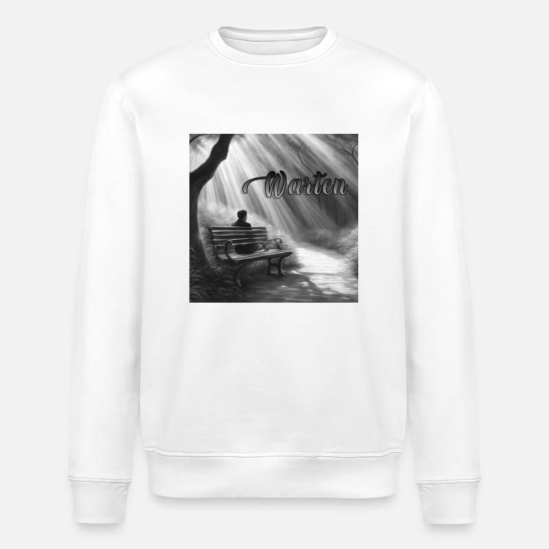 Wait - Stanley/Stella ROLLER Unisex Organic Sweatshirt - white