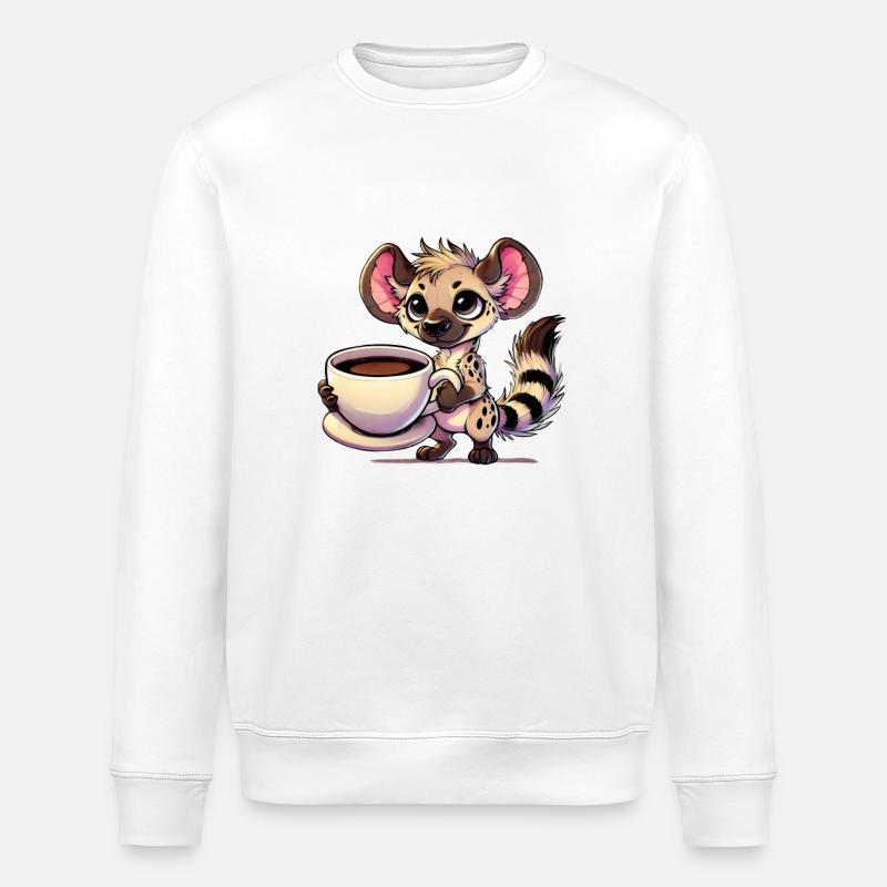 Hyäne - Stanley/Stella Unisex Bio-Sweatshirt ROLLER - Weiß