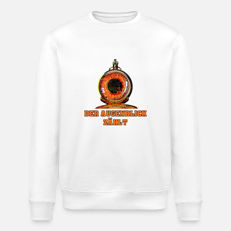 L’instant compte - Sweat bio ROLLER Stanley/Stella Unisexe - blanc