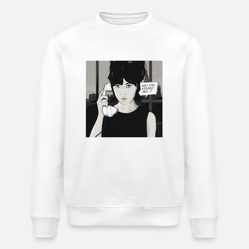 ET VOUS L’AVEZ EMBRASSÉE ? - Sweat bio ROLLER Stanley/Stella Unisexe - blanc