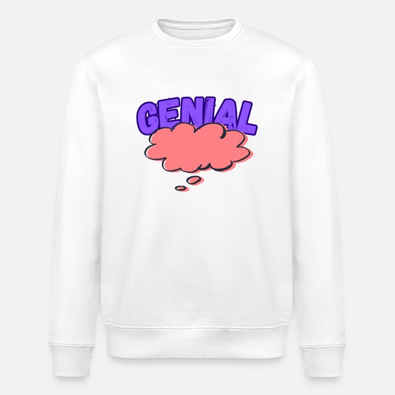 ingenious - Stanley/Stella ROLLER Unisex Organic Sweatshirt - white