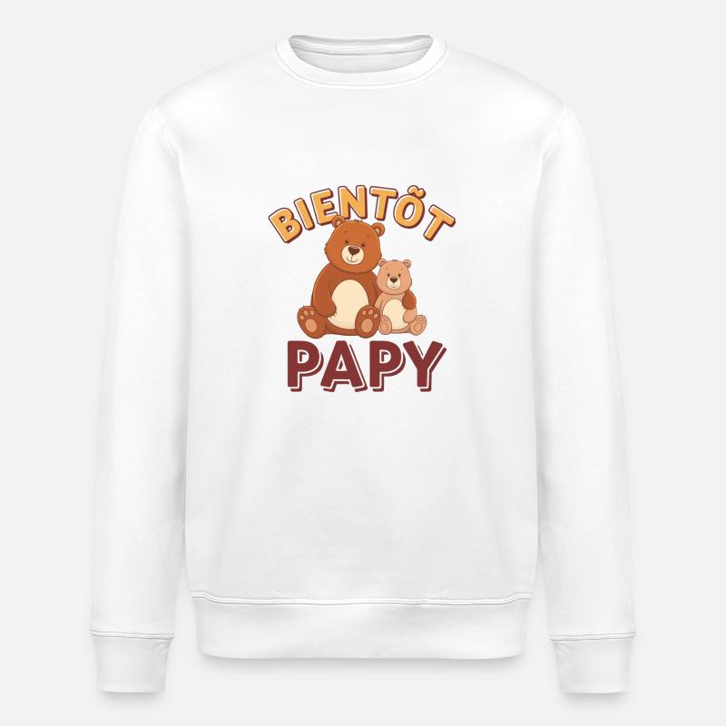 Bald Opa - Stanley/Stella Unisex Bio-Sweatshirt ROLLER - Weiß