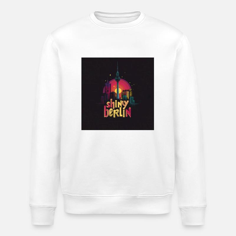 Shiny Berlin - Stanley/Stella Unisex Bio-Sweatshirt ROLLER - Weiß