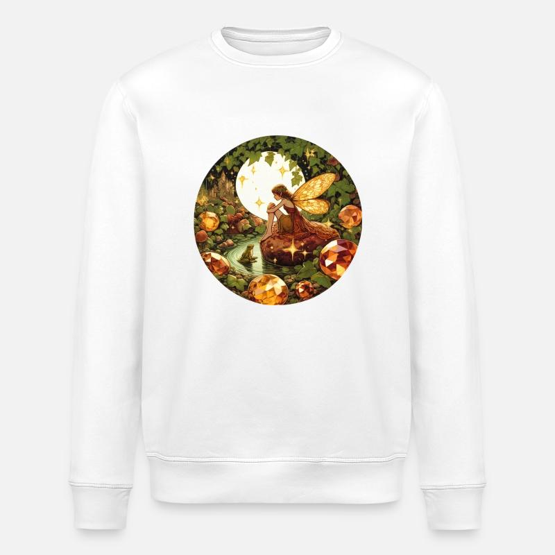 Fée des marais - Sweat bio ROLLER Stanley/Stella Unisexe - blanc