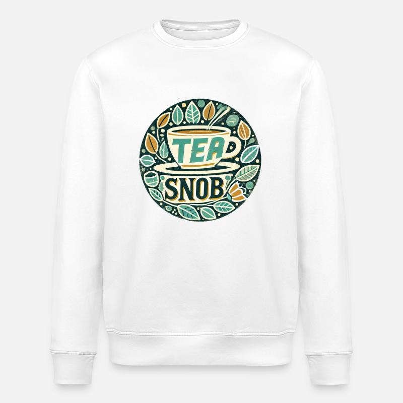 Thé Snob - Sweat bio ROLLER Stanley/Stella Unisexe - blanc