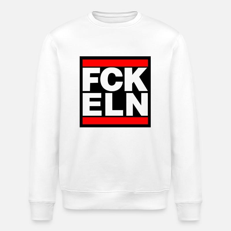 FCK ELN - Sweat bio ROLLER Stanley/Stella Unisexe - blanc