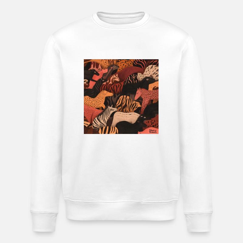 Shiny Diversity - Stanley/Stella Unisex Bio-Sweatshirt ROLLER - Weiß