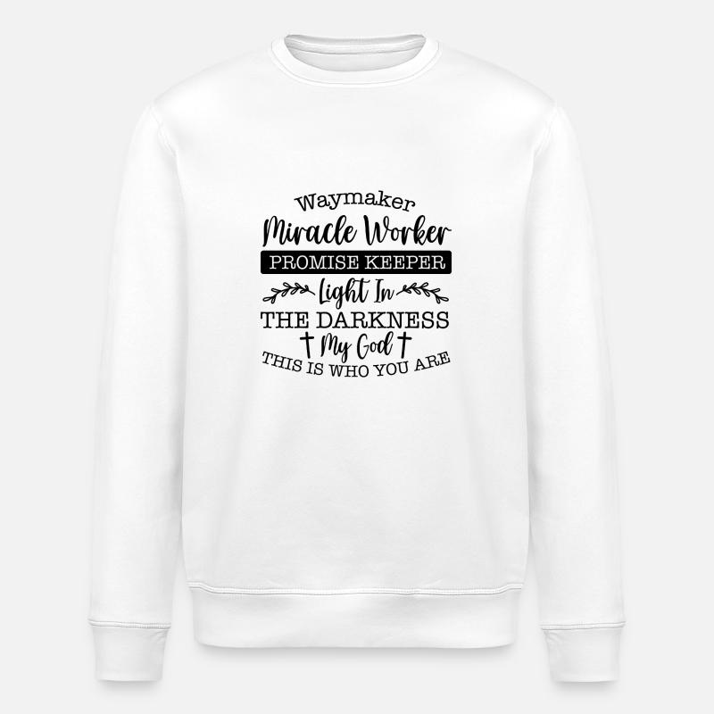 Waymaker - Stanley/Stella ROLLER Unisex Organic Sweatshirt - white