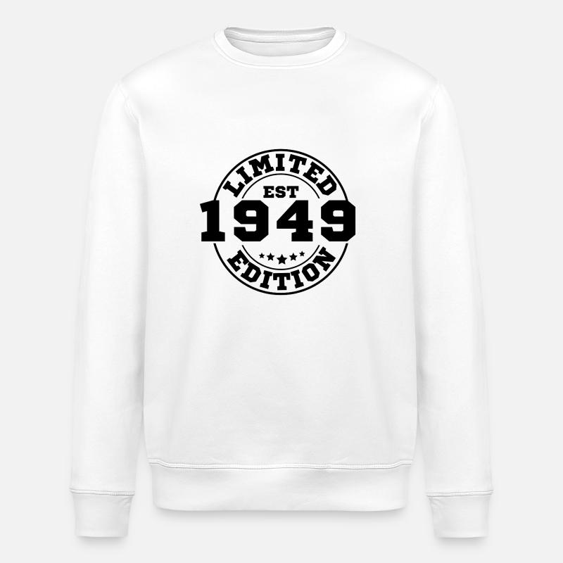 1949 limited edition - Sweat bio ROLLER Stanley/Stella Unisexe - blanc