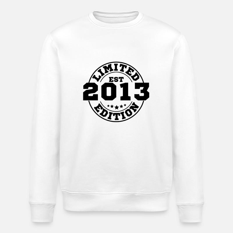 2013 limited edition - Sweat bio ROLLER Stanley/Stella Unisexe - blanc