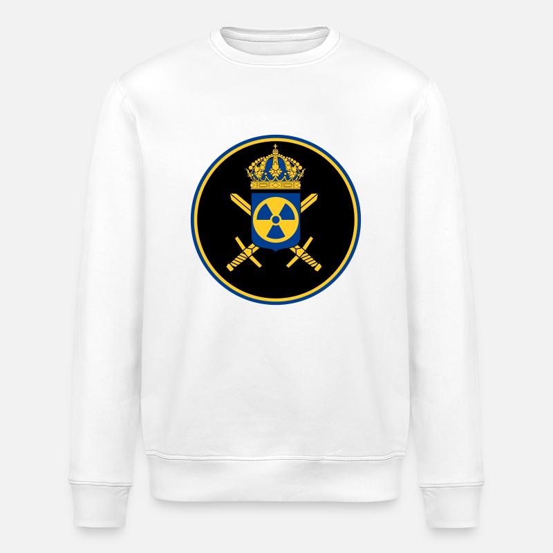 The Swedish Nuclear Weapons Programme - Stanley/Stella ROLLER Unisex Organic Sweatshirt - white