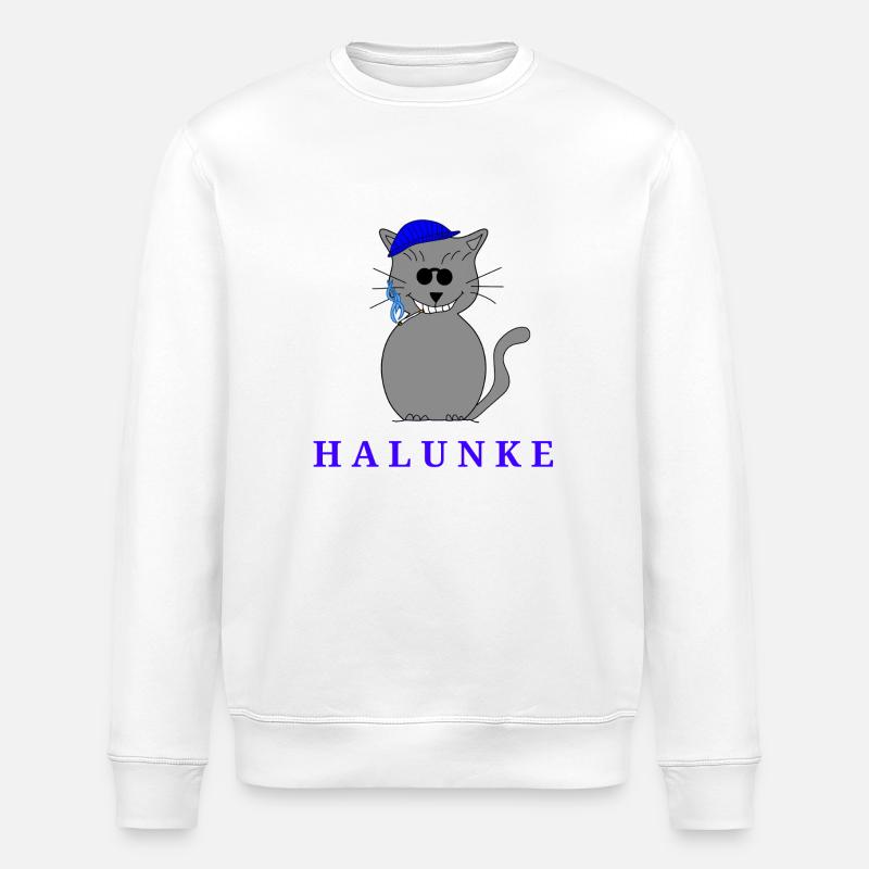 SCÉLÉRAT MATOU - Sweat bio ROLLER Stanley/Stella Unisexe - blanc