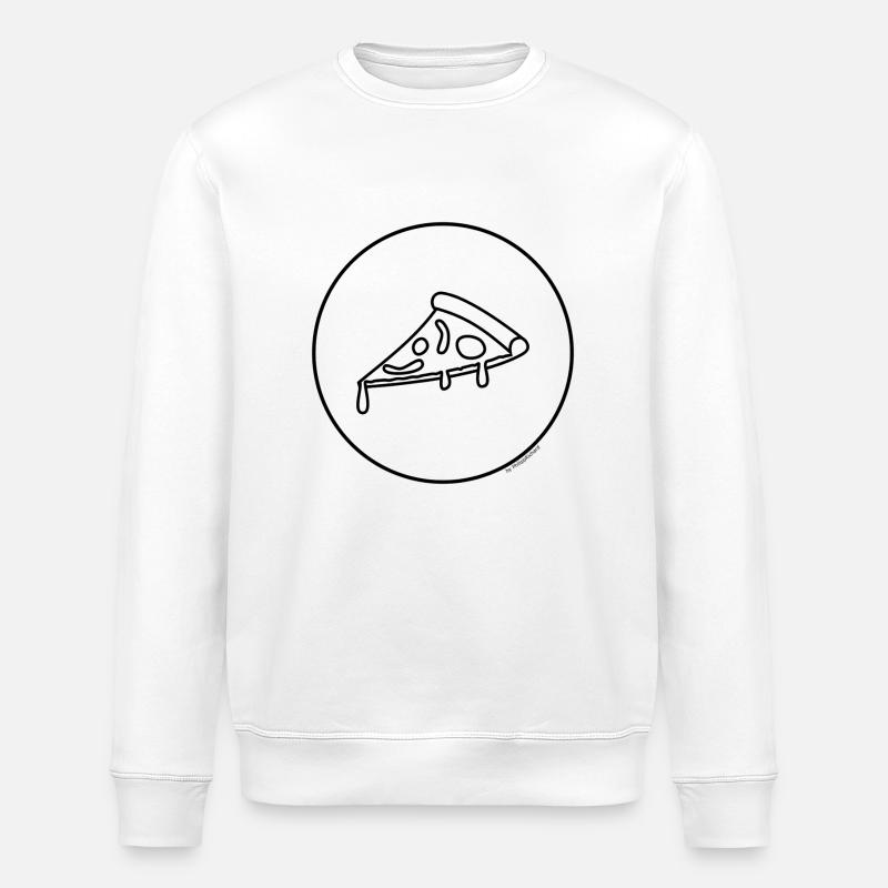 lecker Pizza - Stanley/Stella Unisex Bio-Sweatshirt ROLLER - Weiß