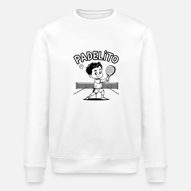 Padelito 1 - Stanley/Stella Unisex Bio-Sweatshirt ROLLER - Weiß