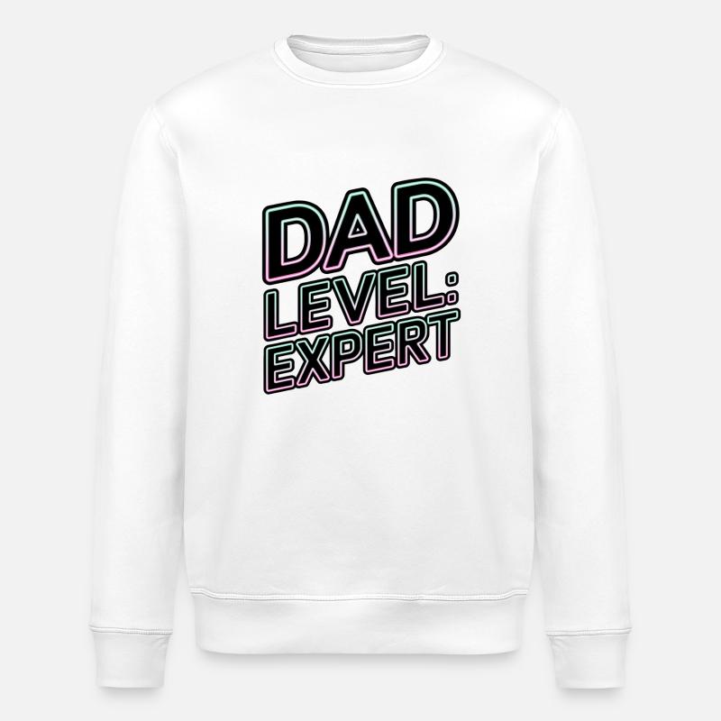 Niveau de papa : Expert - Sweat bio ROLLER Stanley/Stella Unisexe - blanc