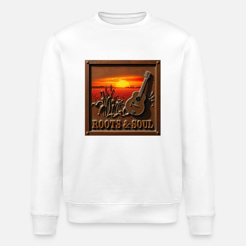 Roots and Soul - Stanley/Stella Unisex Bio-Sweatshirt ROLLER - Weiß