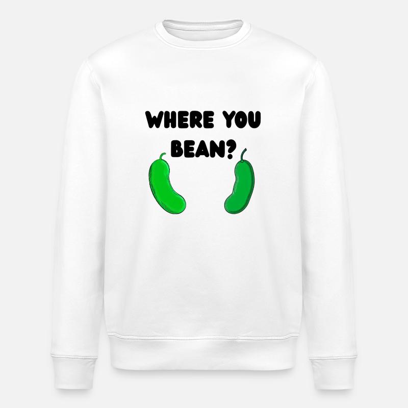 Where you bean - Stanley/Stella Unisex Bio-Sweatshirt ROLLER - Weiß
