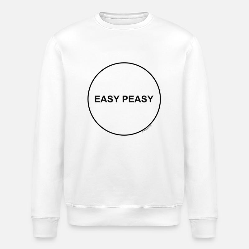 Easy Peasy - Stanley/Stella Unisex Bio-Sweatshirt ROLLER - Weiß