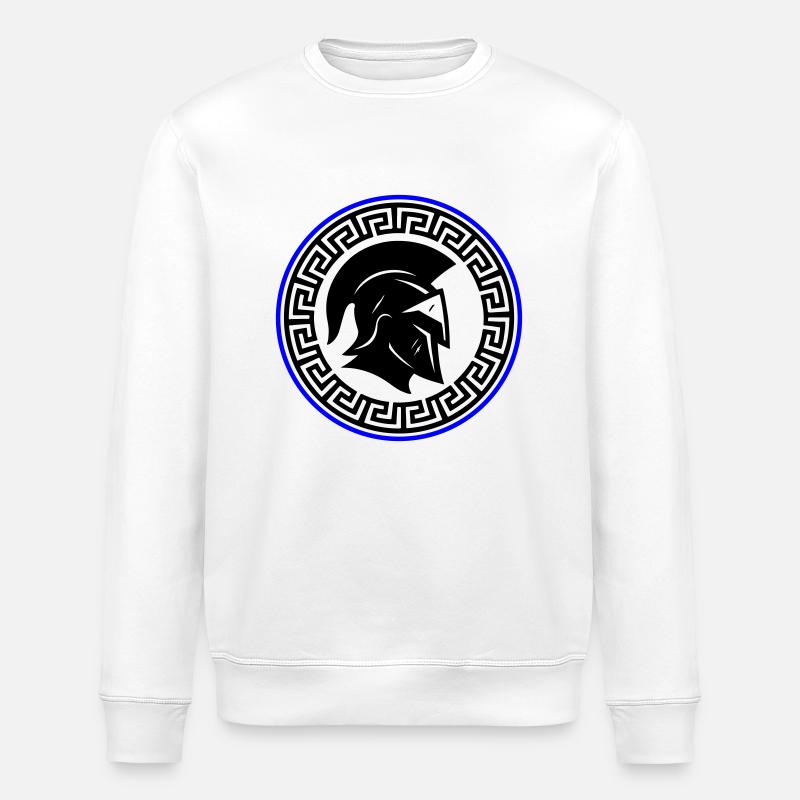 Icône du casque Spartan - Sweat bio ROLLER Stanley/Stella Unisexe - blanc