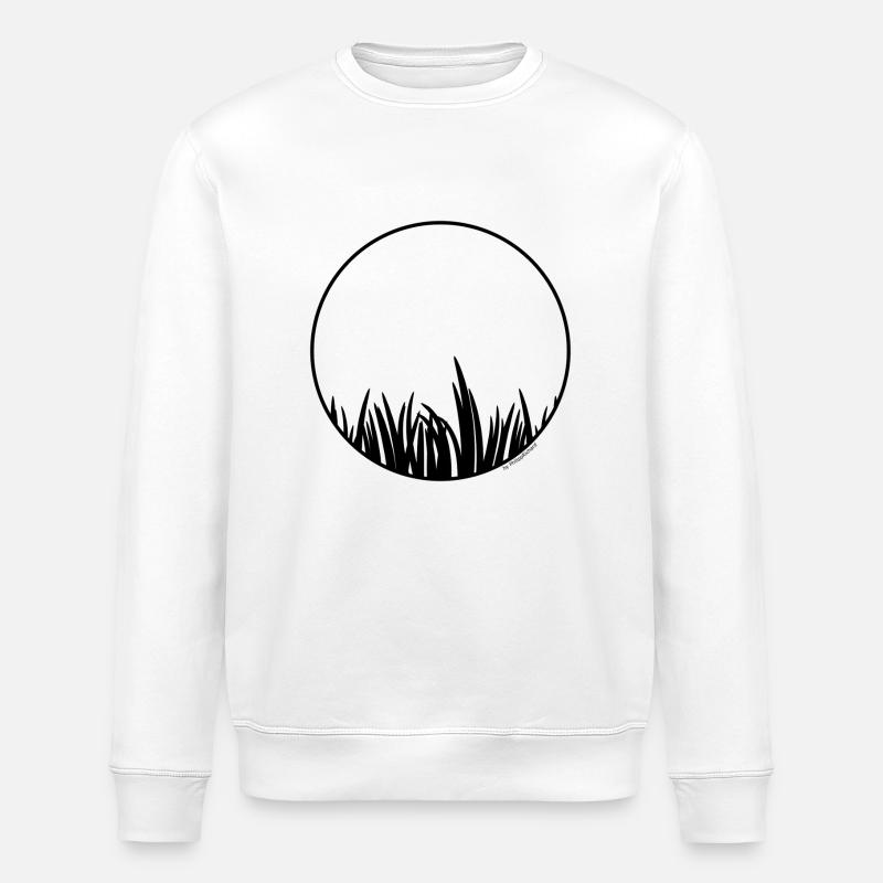 Gras - Stanley/Stella Unisex Bio-Sweatshirt ROLLER - Weiß