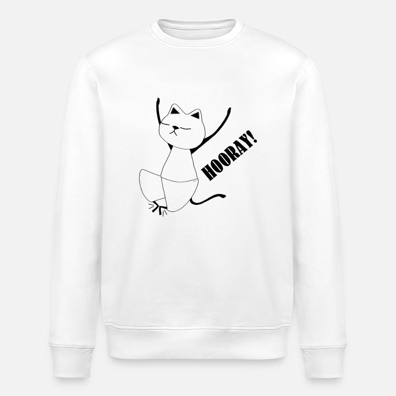 Nekochan Antonio Hourra ! - Sweat bio ROLLER Stanley/Stella Unisexe - blanc