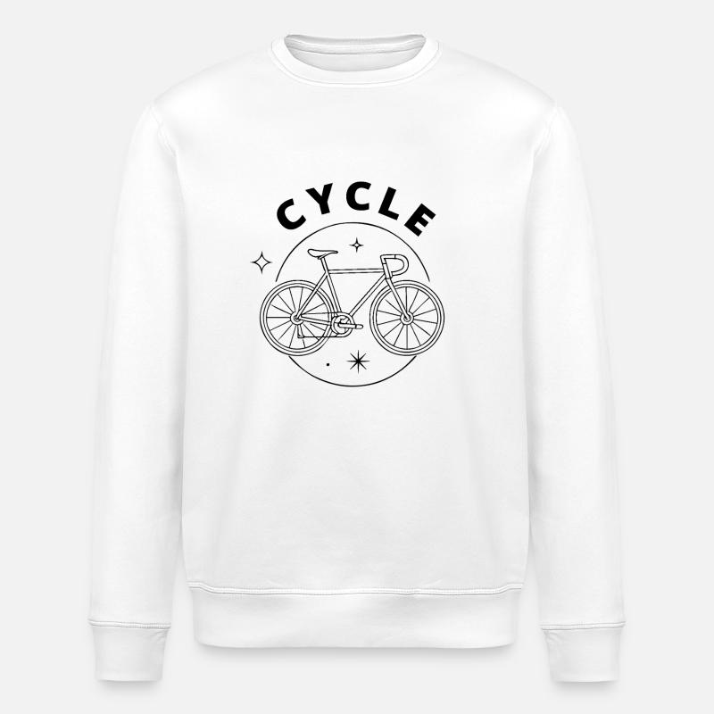 Vélo, Vélo - Sweat bio ROLLER Stanley/Stella Unisexe - blanc