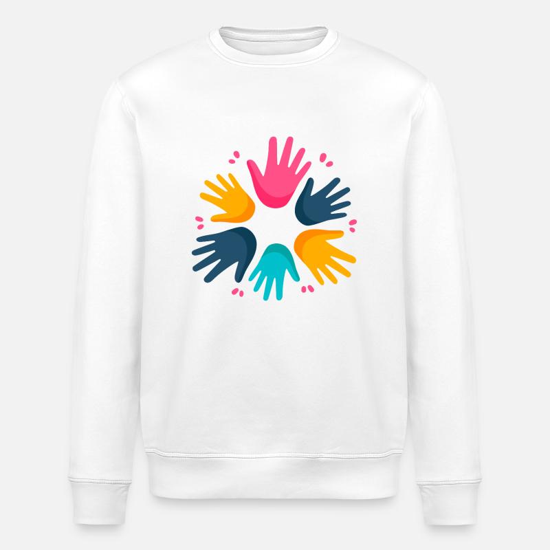 solidarité - Sweat bio ROLLER Stanley/Stella Unisexe - blanc