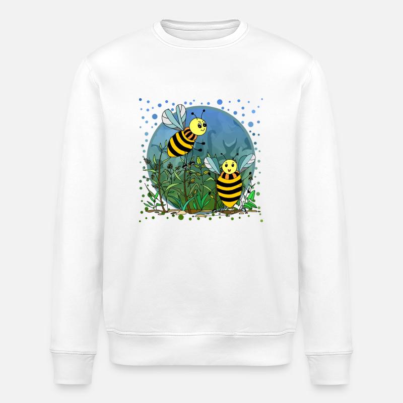 Insekten - Stanley/Stella Unisex Bio-Sweatshirt ROLLER - Weiß