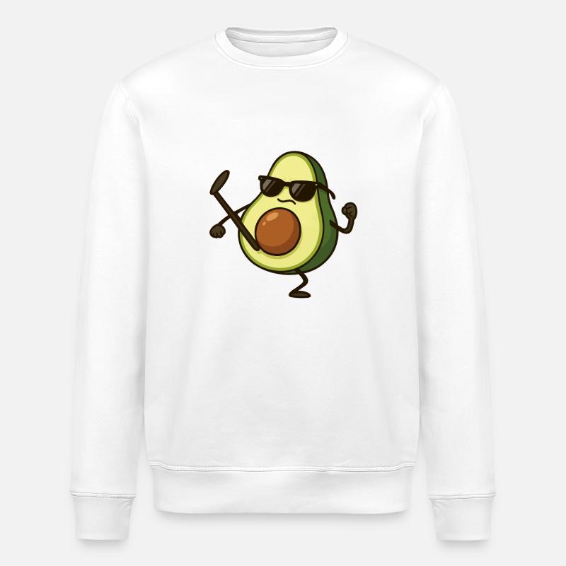 Karaté Avocat - Sweat bio ROLLER Stanley/Stella Unisexe - blanc