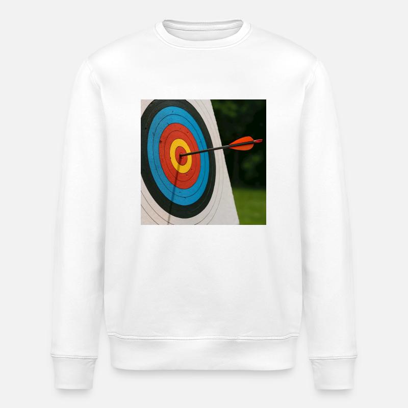 Sport - Bogenschießen - Stanley/Stella Unisex Bio-Sweatshirt ROLLER - Weiß