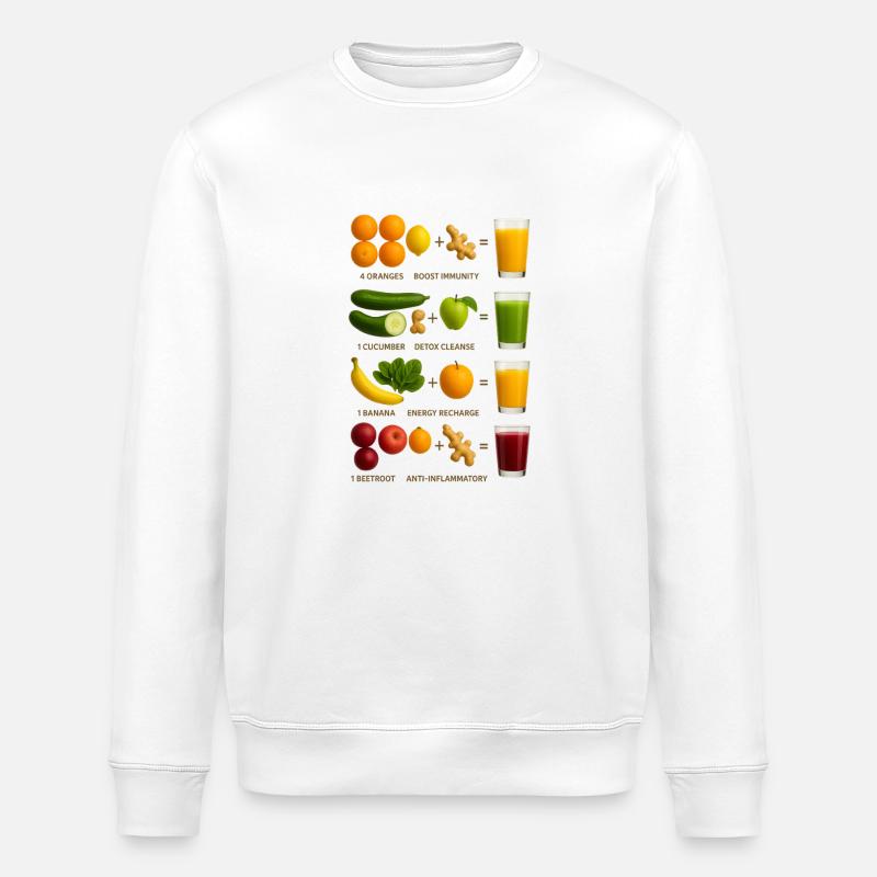 JUICE - Sweat bio ROLLER Stanley/Stella Unisexe - blanc