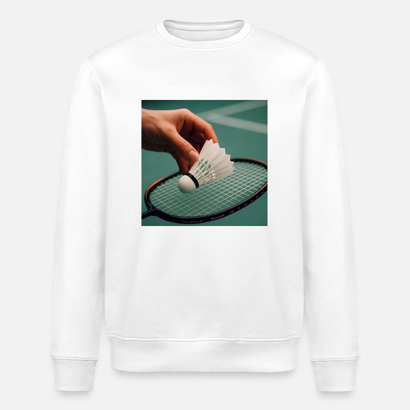 Sportarten - Badminton - Stanley/Stella Unisex Bio-Sweatshirt ROLLER - Weiß