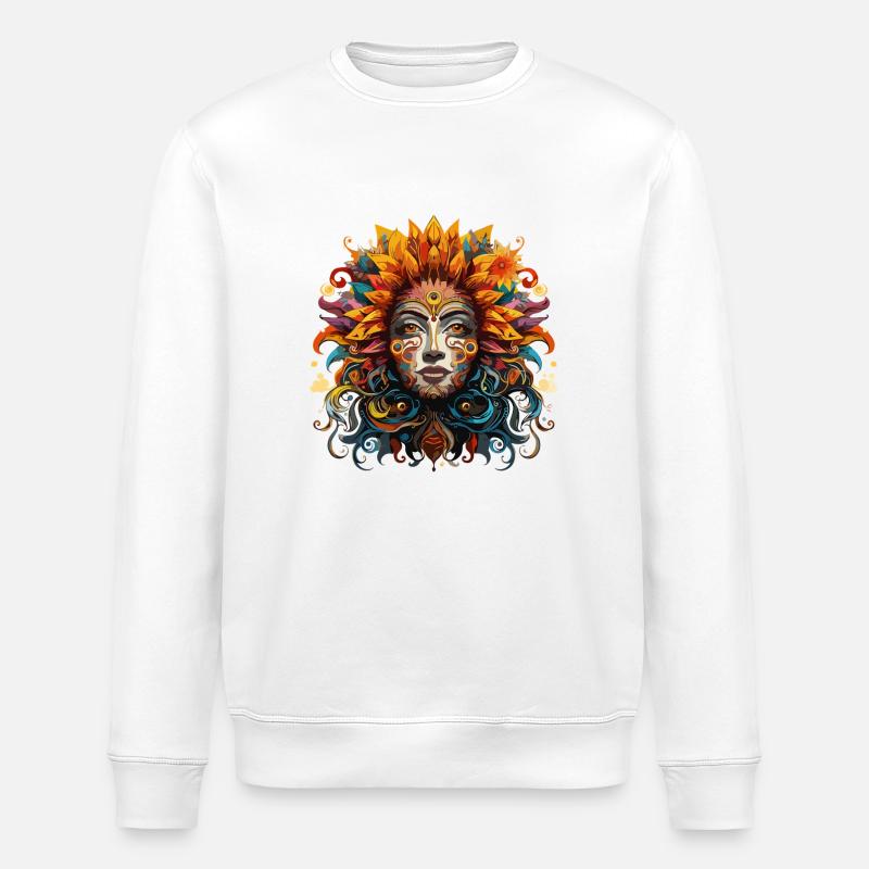 Sonnenporträt - Stanley/Stella Unisex Bio-Sweatshirt ROLLER - Weiß