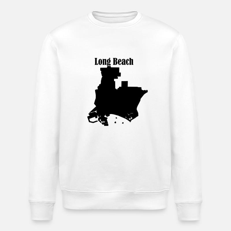 Langer Strand - Stanley/Stella Unisex Bio-Sweatshirt ROLLER - Weiß