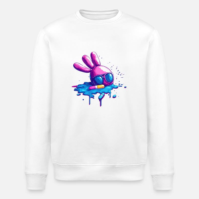 Capsule de rêve - Sweat bio ROLLER Stanley/Stella Unisexe - blanc