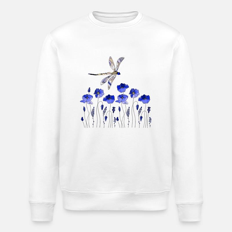 Libelle - Stanley/Stella Unisex Bio-Sweatshirt ROLLER - Weiß