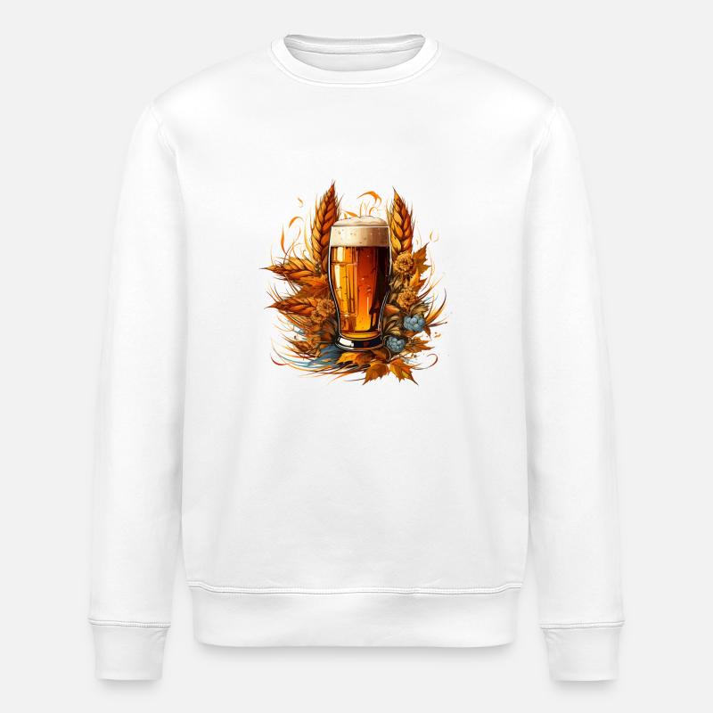 Erntegold - Stanley/Stella Unisex Bio-Sweatshirt ROLLER - Weiß