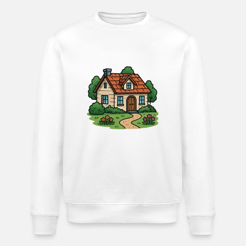 Maison Villa - Sweat bio ROLLER Stanley/Stella Unisexe - blanc