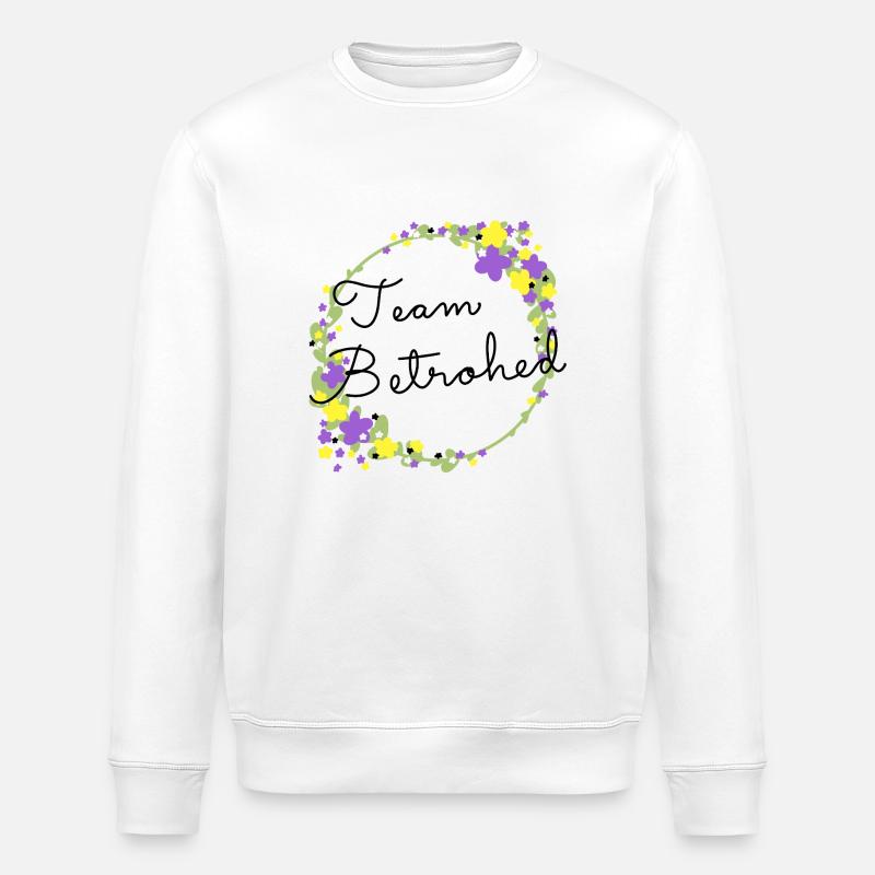 Team Betrothed Nonbinary - Stanley/Stella ROLLER Unisex Organic Sweatshirt - white
